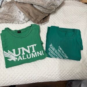 Two UNT tees